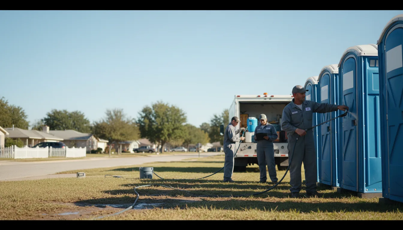 Long-Term Portable Toilet Rental in Fairfield, IA near me